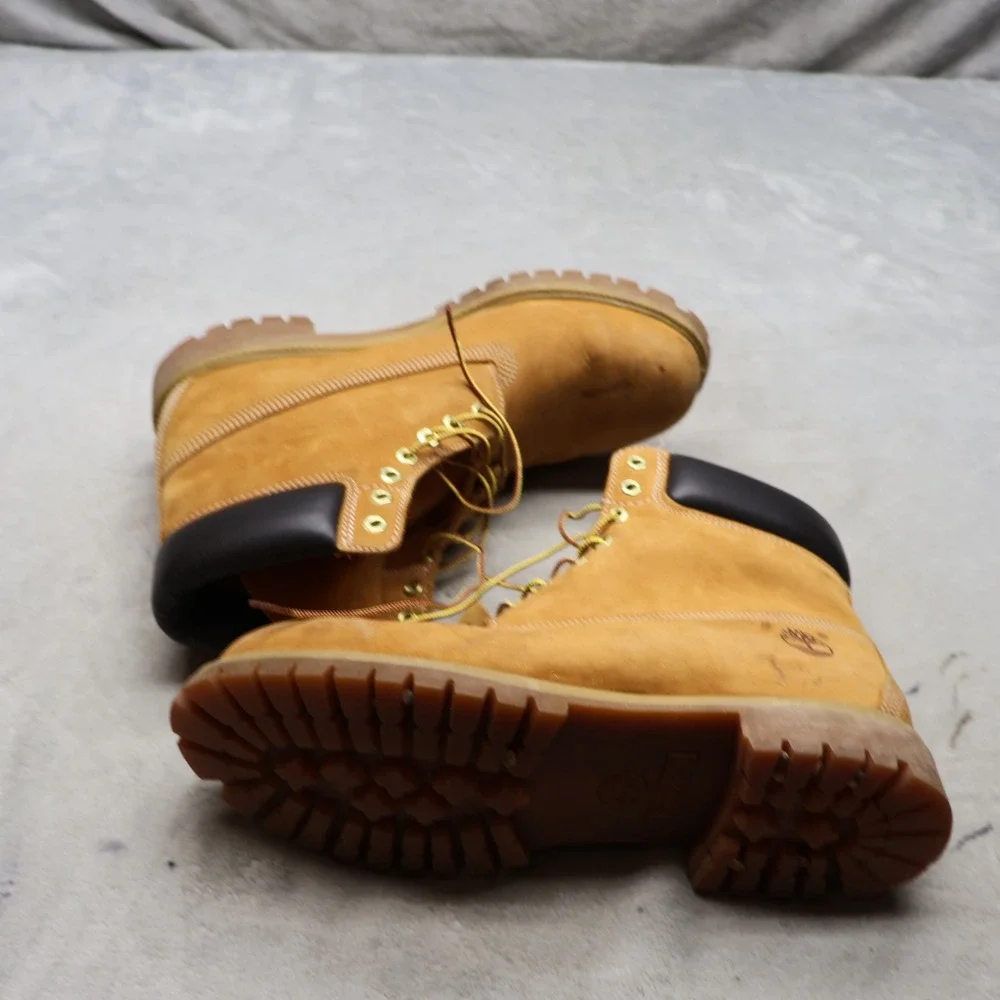 Timberland Men 13M Combat Boot Premium Waterproof Leather Classic Workwear 10061